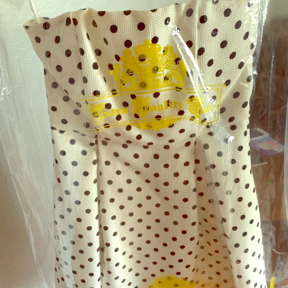 Sans Souci Strapless Polka Dot Dress